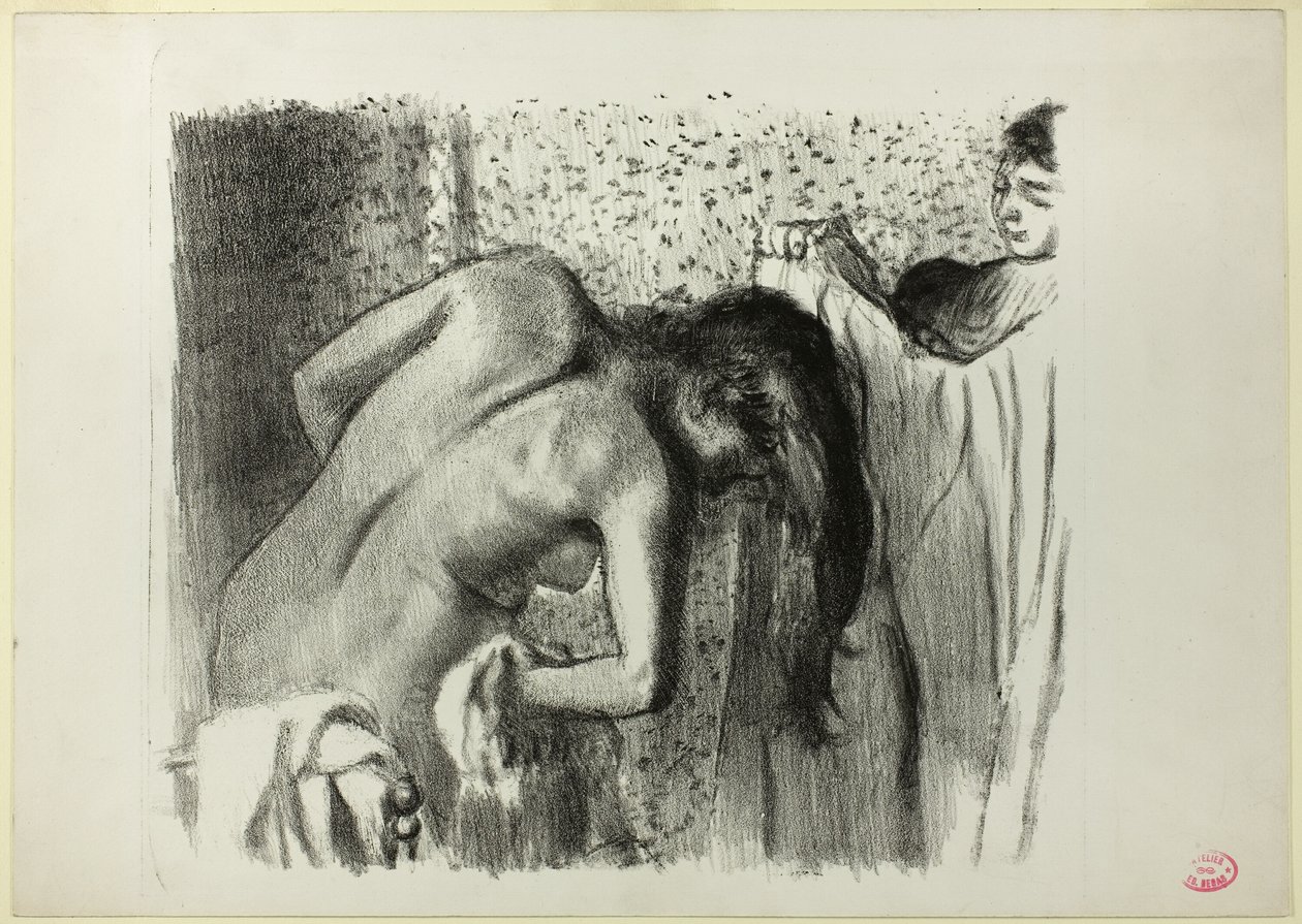 A fürdő után (nagy változat) alkotó: Hilaire Germain Edgar Degas