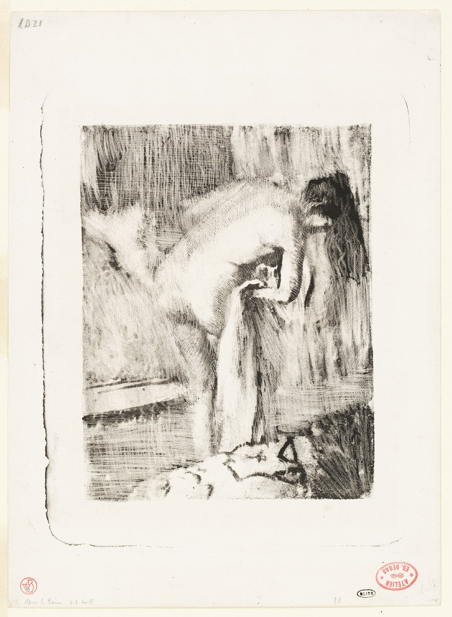 A fürdő után II alkotó: Hilaire Germain Edgar Degas