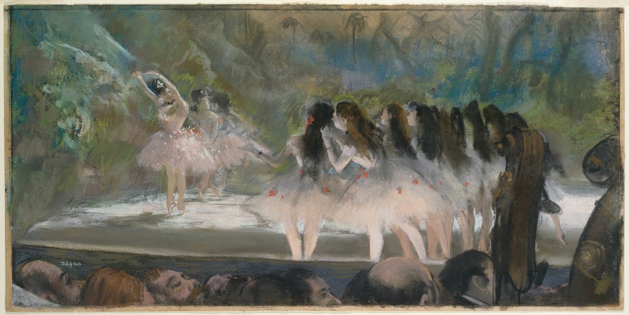 Balett a párizsi Operában alkotó: Hilaire Germain Edgar Degas