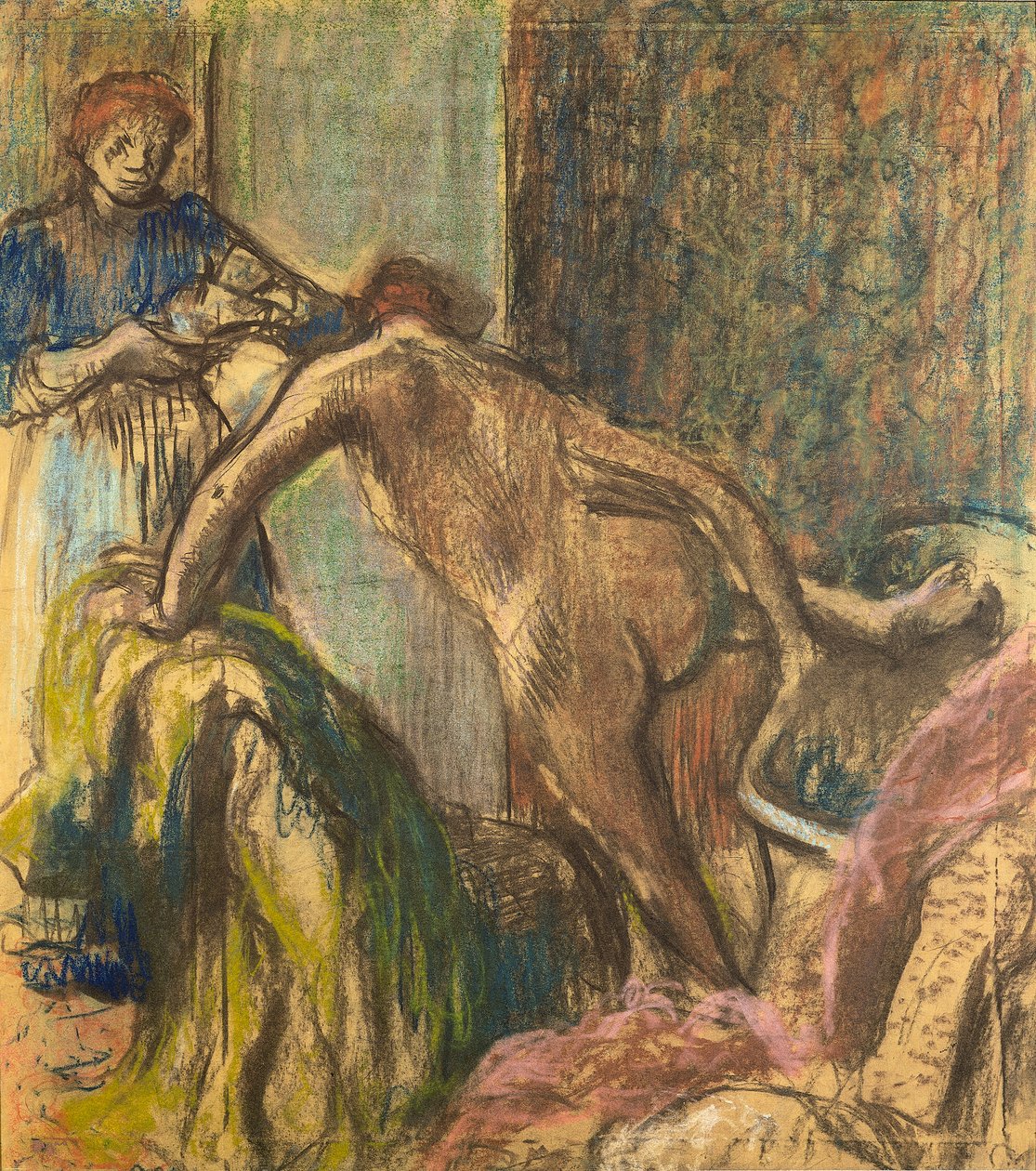 Reggeli a fürdő után alkotó: Hilaire Germain Edgar Degas