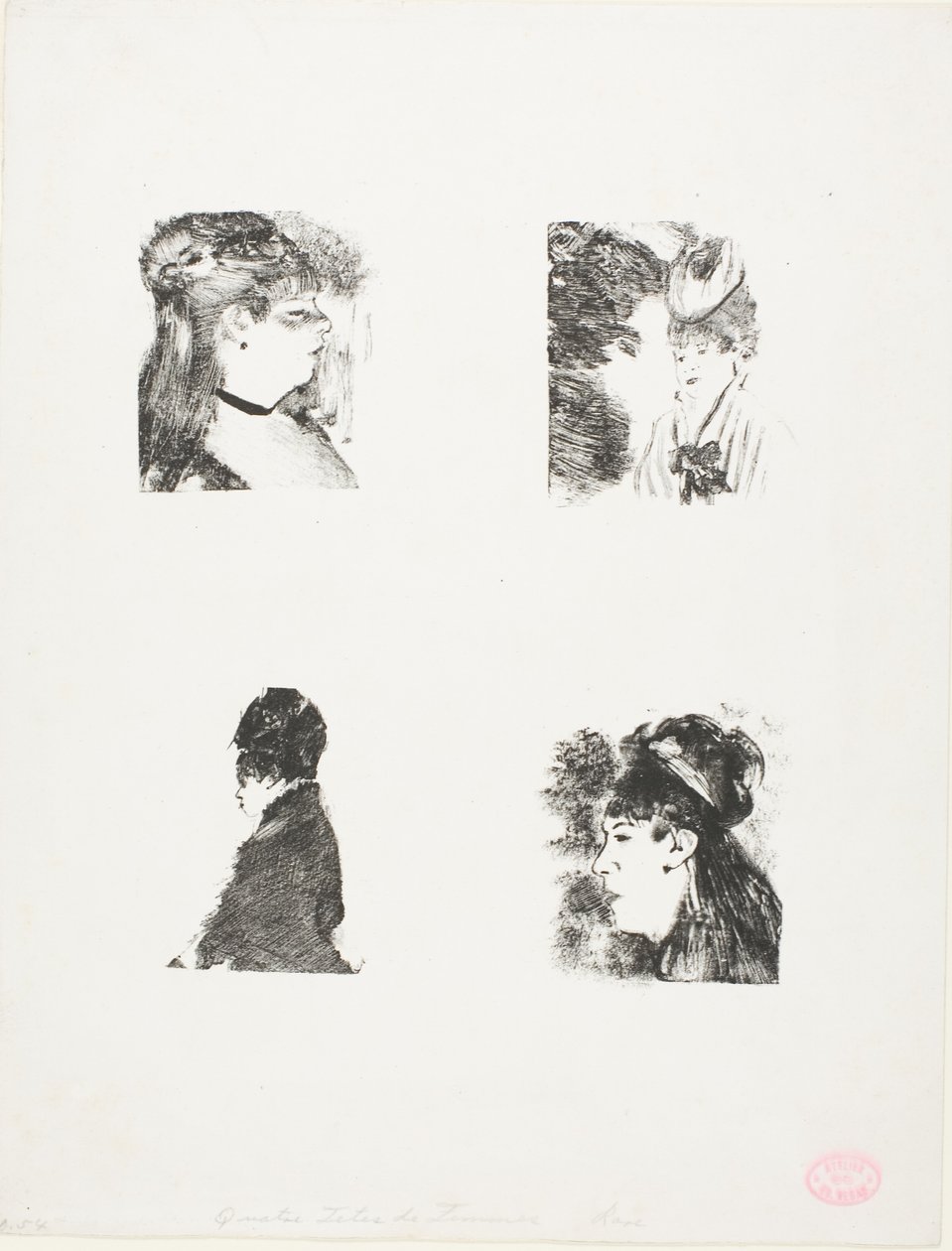Négy női fej alkotó: Hilaire Germain Edgar Degas