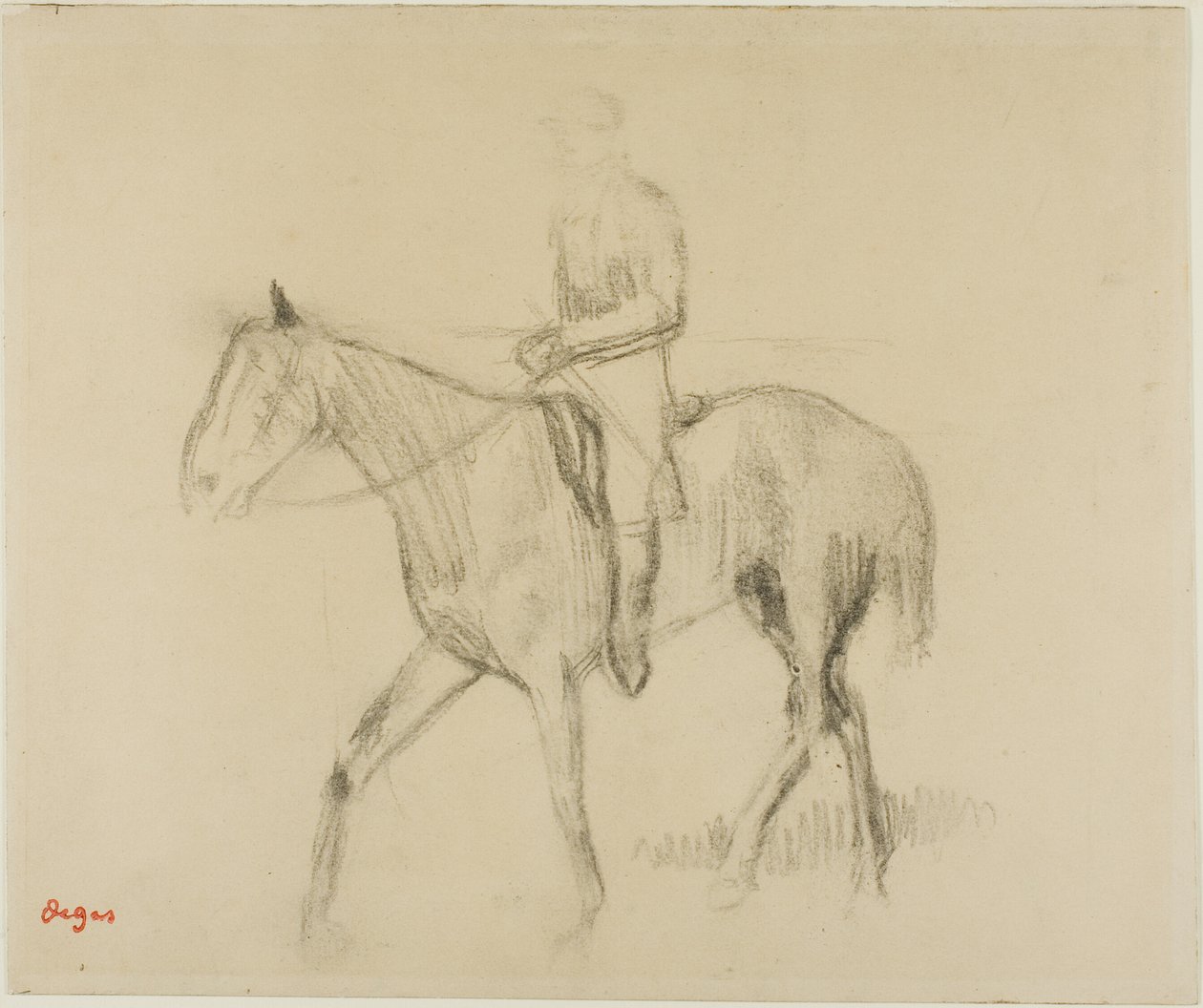 Ló és lovas alkotó: Hilaire Germain Edgar Degas