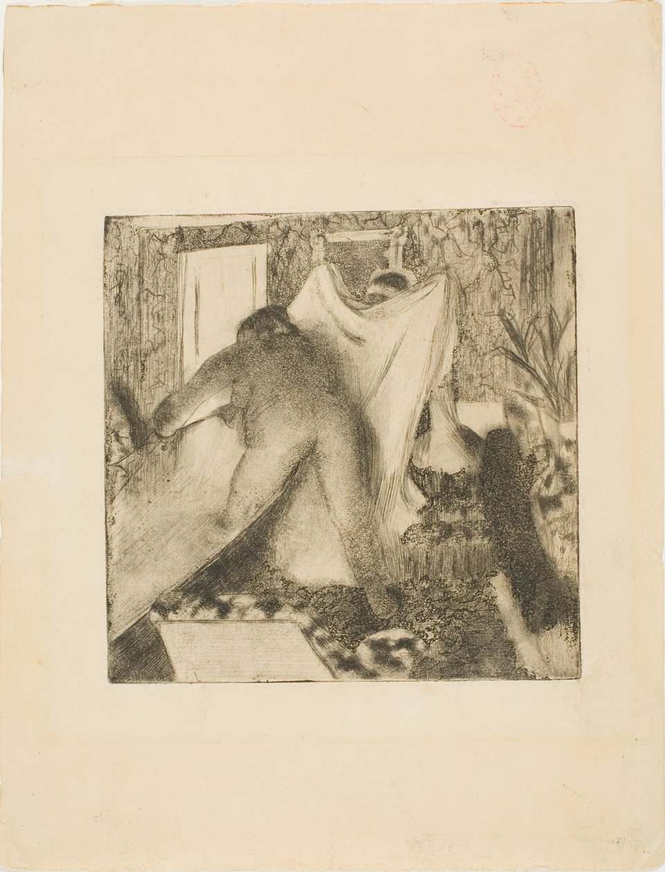 A fürdő elhagyása alkotó: Hilaire Germain Edgar Degas
