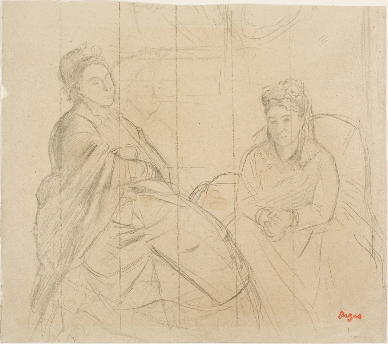Madame Lisle és Madame Loubens alkotó: Hilaire Germain Edgar Degas