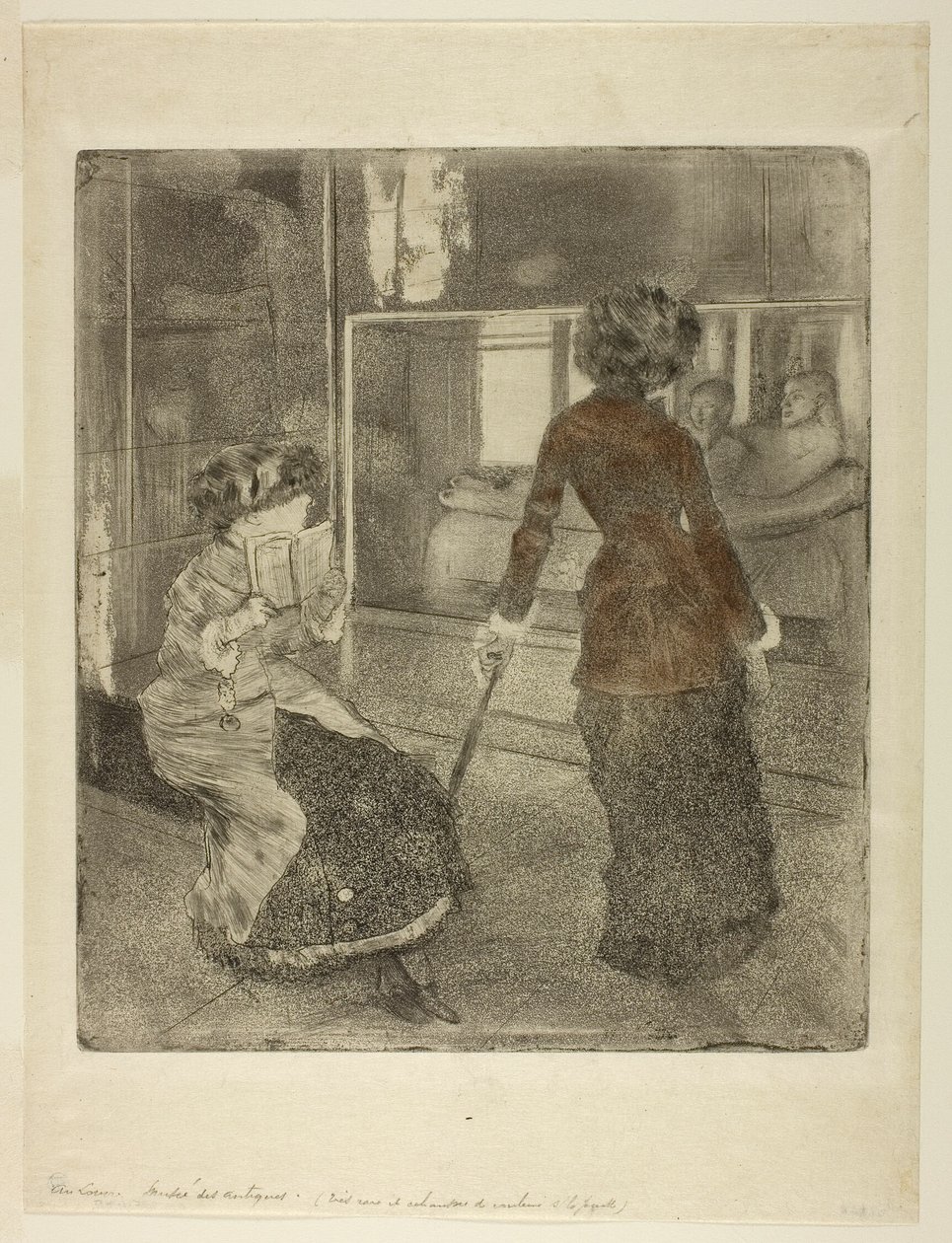 Mary Cassatt a Louvre-ban: Louvre: Az etruszk galéria alkotó: Hilaire Germain Edgar Degas