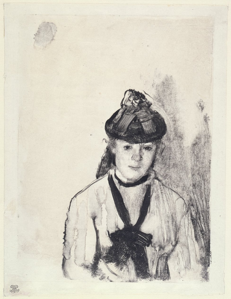 Ellen Andrée portréja alkotó: Hilaire Germain Edgar Degas