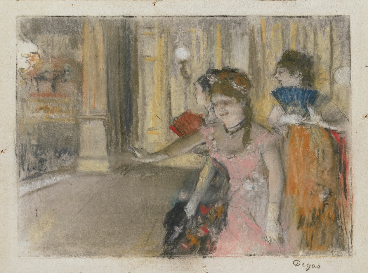 Énekesek a színpadon alkotó: Hilaire Germain Edgar Degas