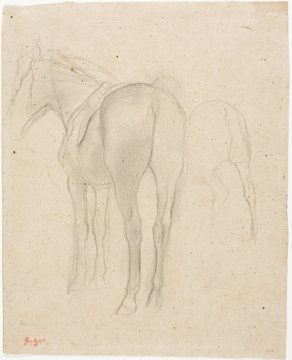 Tanulmányok egy lóról alkotó: Hilaire Germain Edgar Degas