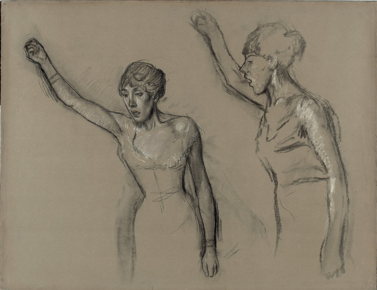 Egy énekesnő tanulmánya alkotó: Hilaire Germain Edgar Degas