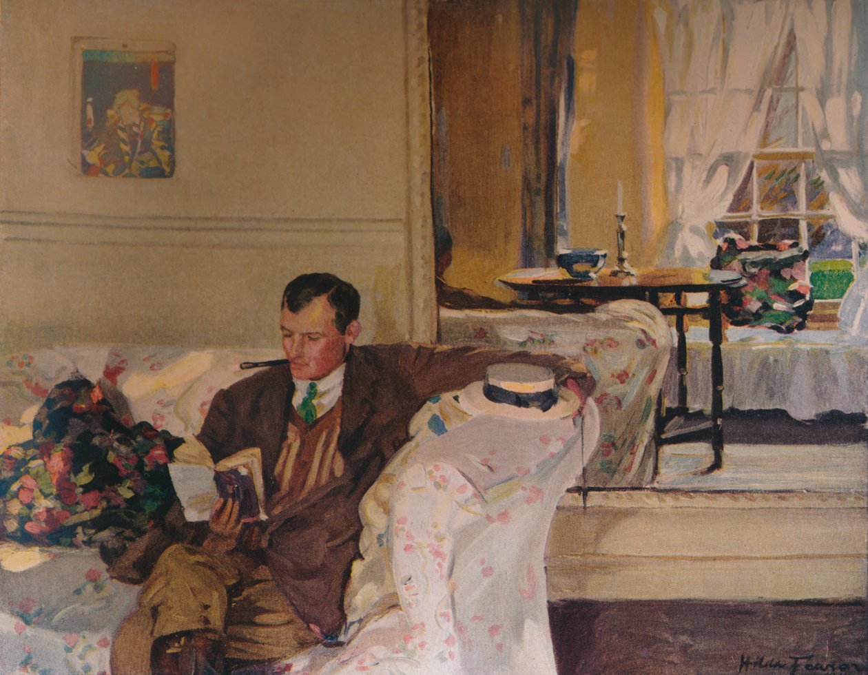 Algernon Talmage portréja, c1900 1914-1915 alkotó: Hilda Fearon