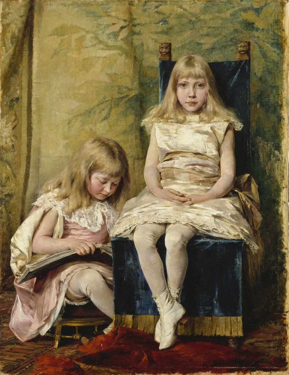 Hildegard és Alfhild Tamm, 1882 alkotó: Hildegard Katerina Thorell
