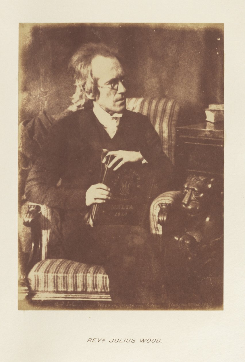 [John Julius Wood tiszteletes a Greyfriarsból, Edinburgh] alkotó: Hill and Adamson
