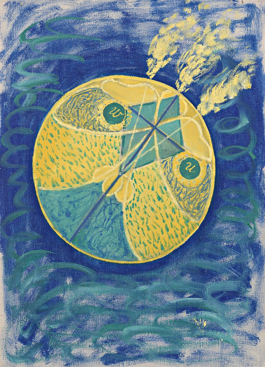 I. csoport, 7. sz. Őskáosz, 1906-1907. alkotó: Hilma af Klint