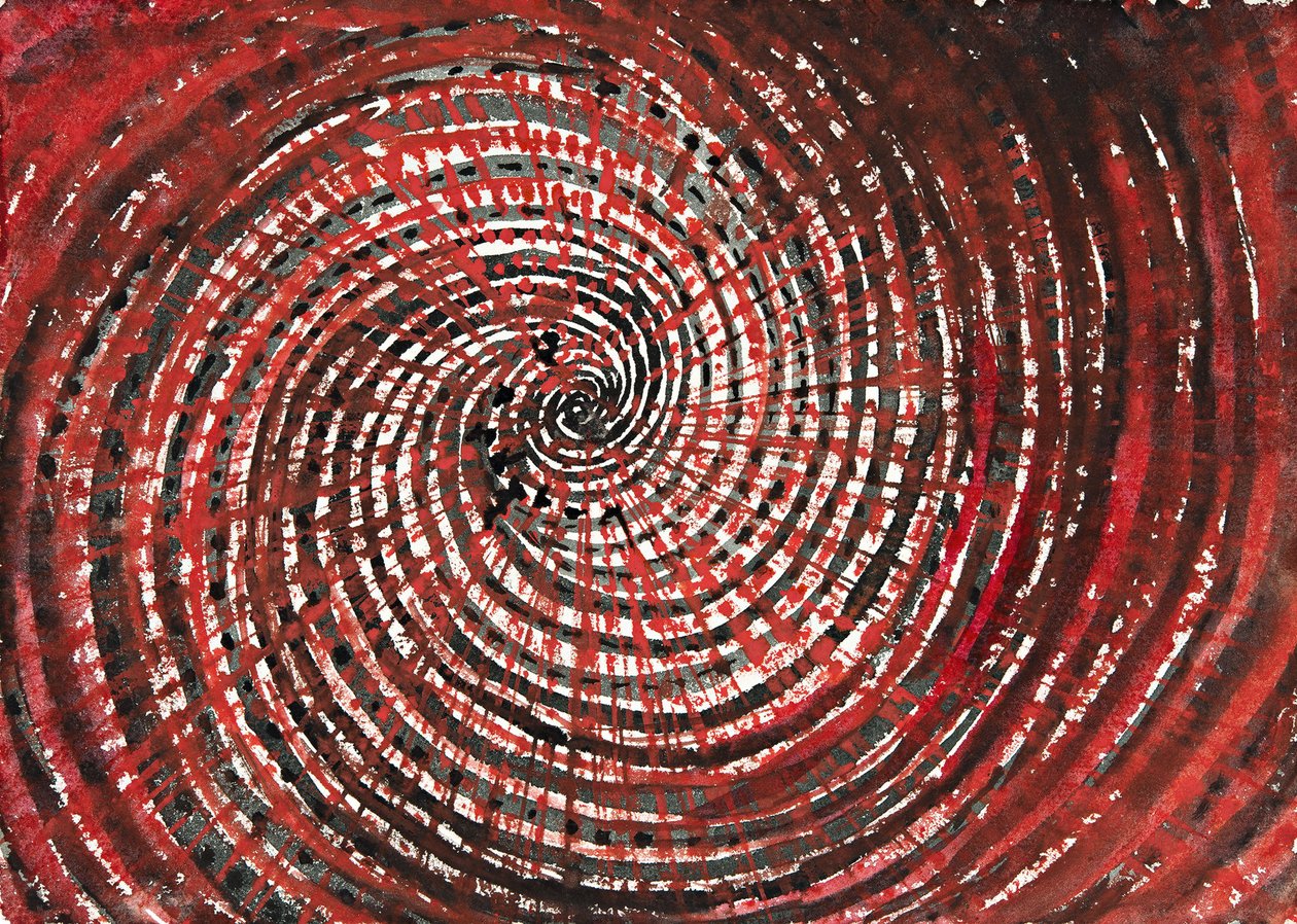 A virágok és fák nézelődéséről, 1922. alkotó: Hilma af Klint
