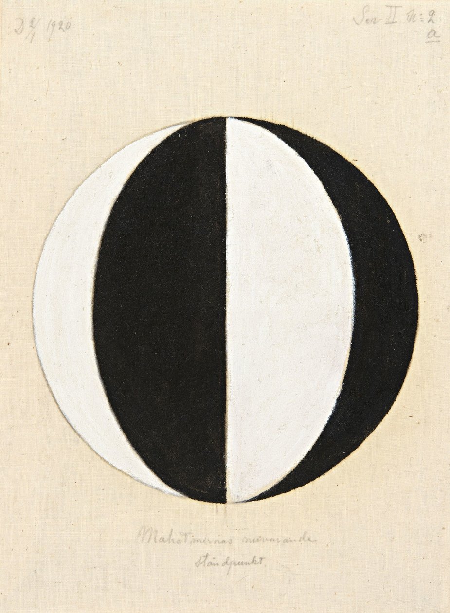 A Mahatmák jelenlegi álláspontja, 1920. alkotó: Hilma af Klint