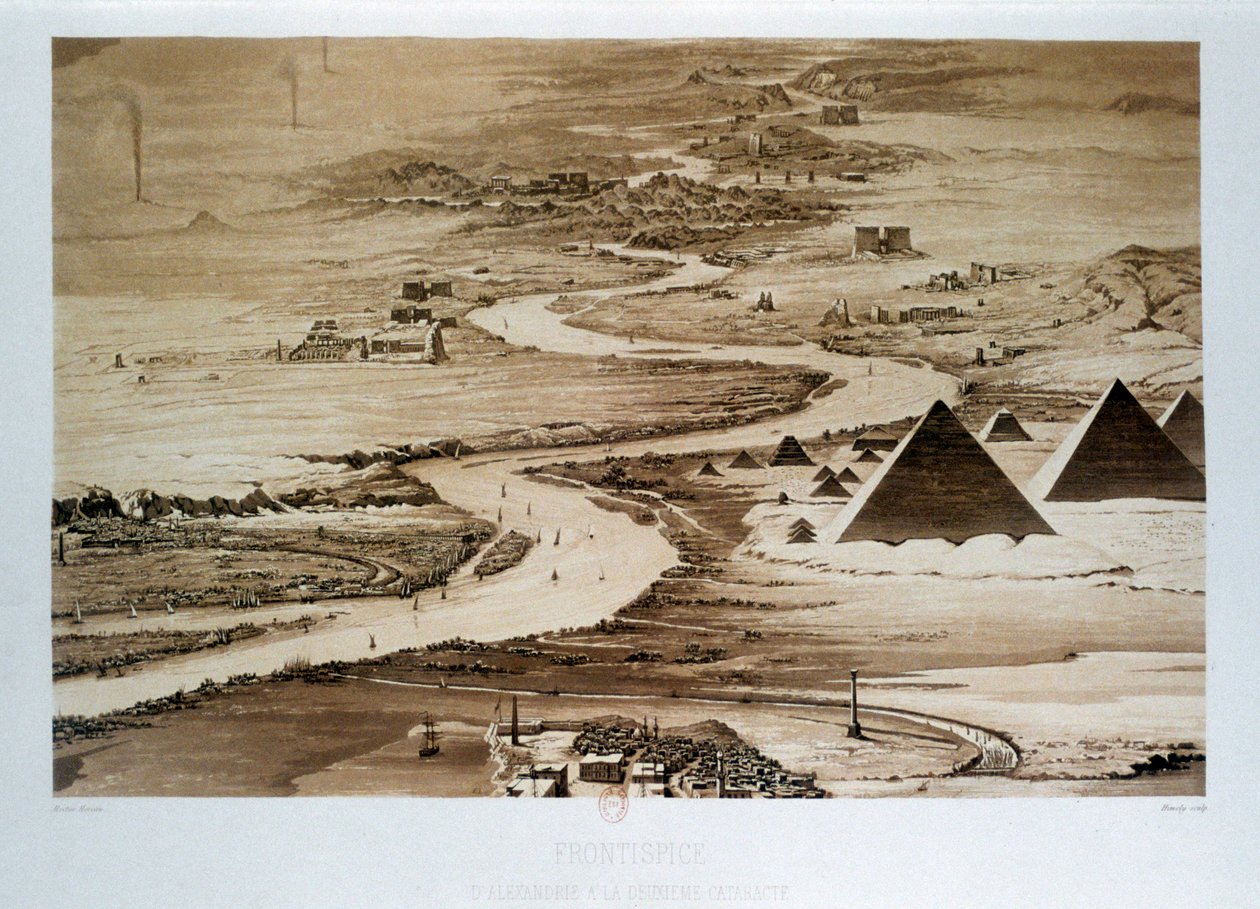„Alexandriától a második szürkehályogig”, Egyiptom, 1841 alkotó: Himely