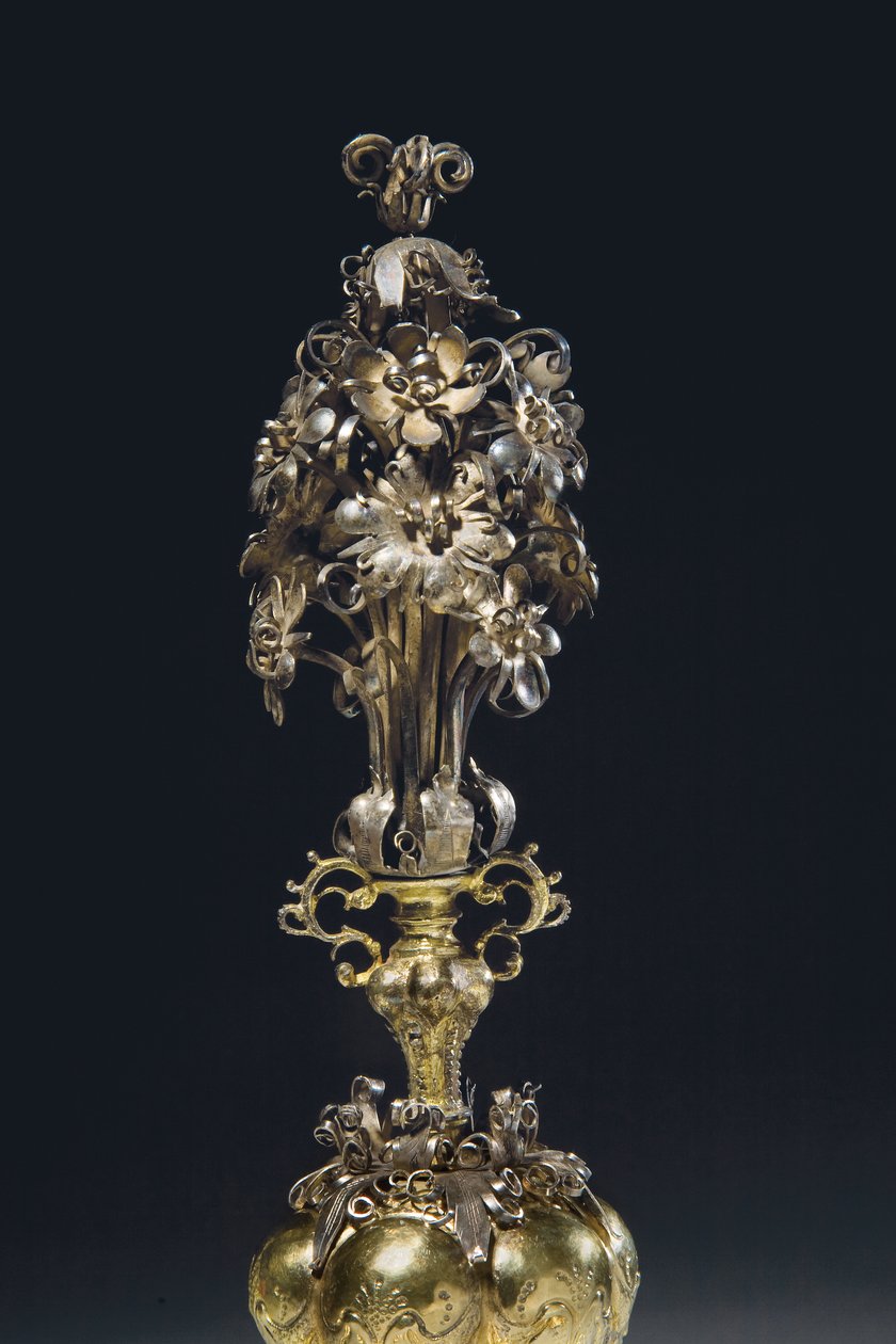 Medingen Minerva Kupa, 1650 körül (ezüst és ezüst) alkotó: Hinrich Ohmssen