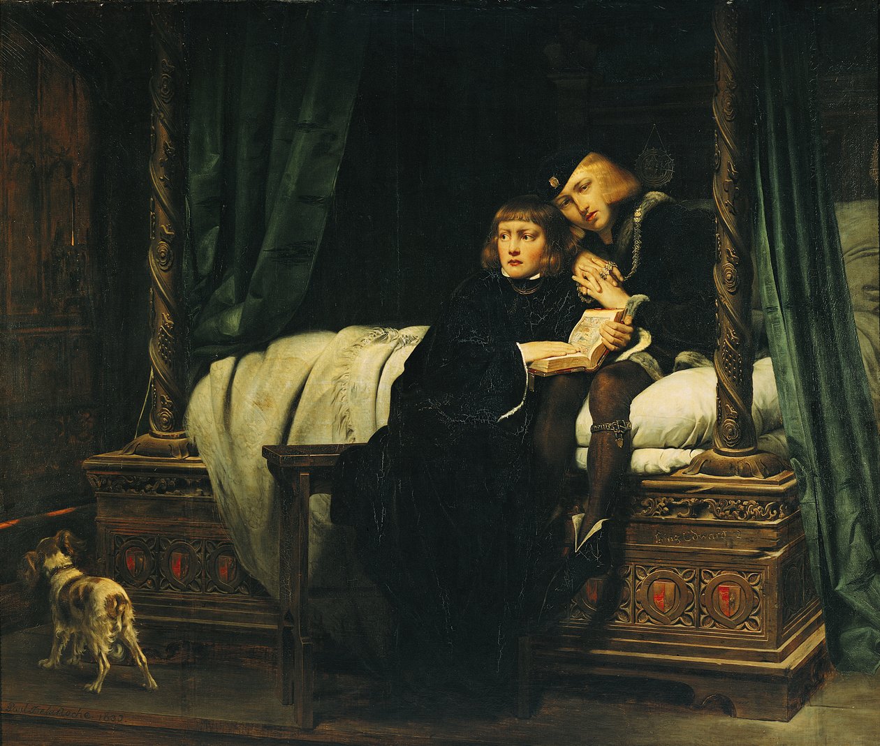 V. Edward (1470-83) és Richard, York hercege a toronyban (Les Enfants d