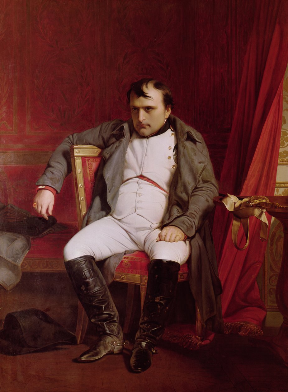 Napóleon (1769-1821) lemondását követően alkotó: Hippolyte Delaroche