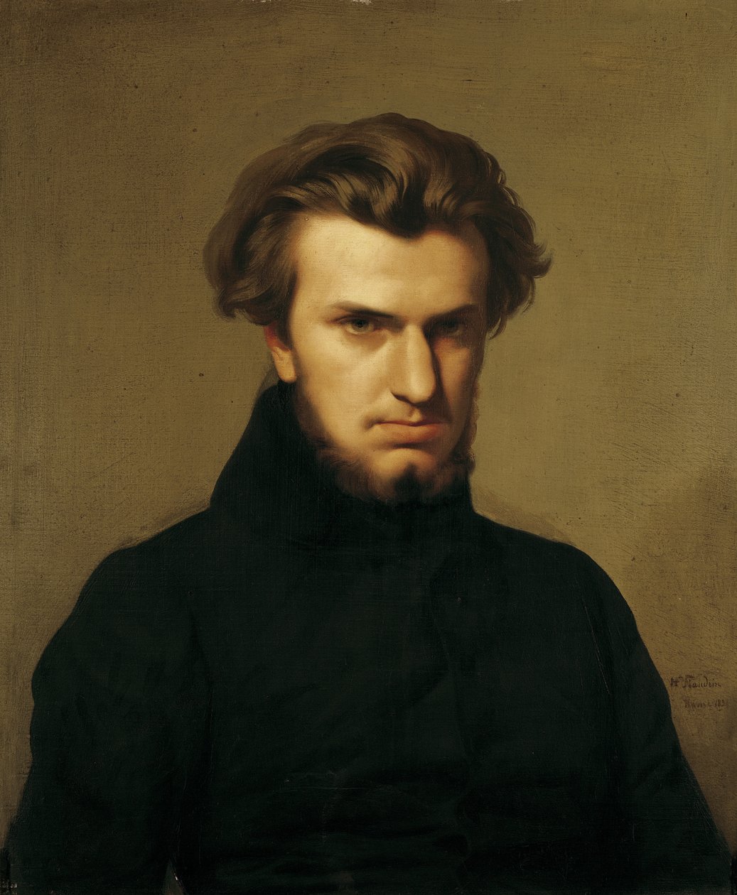 Ambroise Thomas (1811-96) portréja, 1834 alkotó: Hippolyte Flandrin