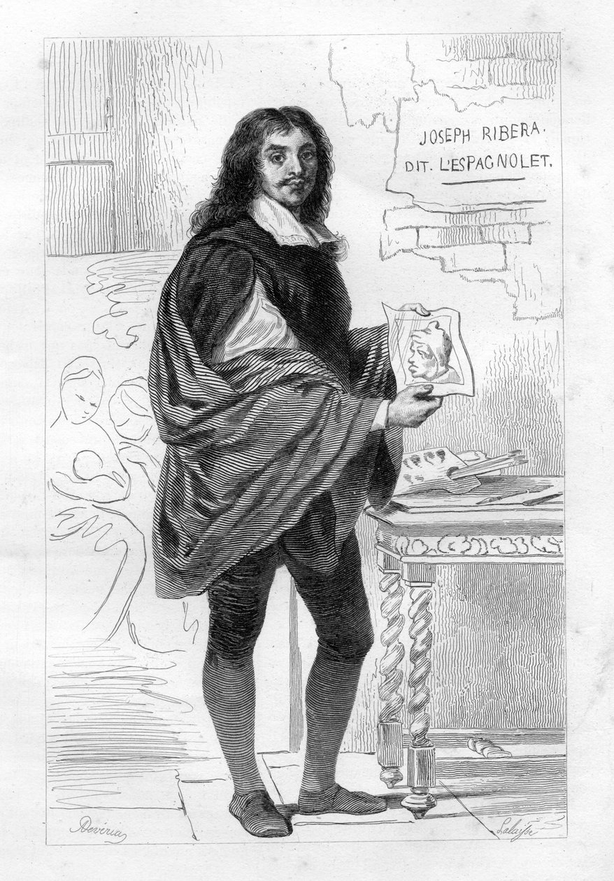 José de Ribera alkotó: Hippolyte Lalaise Devéria
