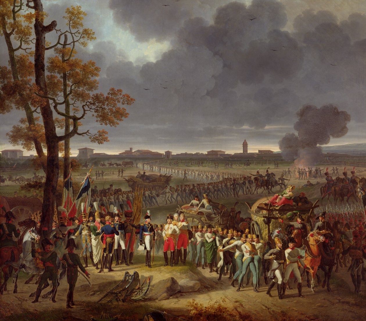 Mantova második ostroma 1797. február 2-án, 1812 körül alkotó: Hippolyte Lecomte