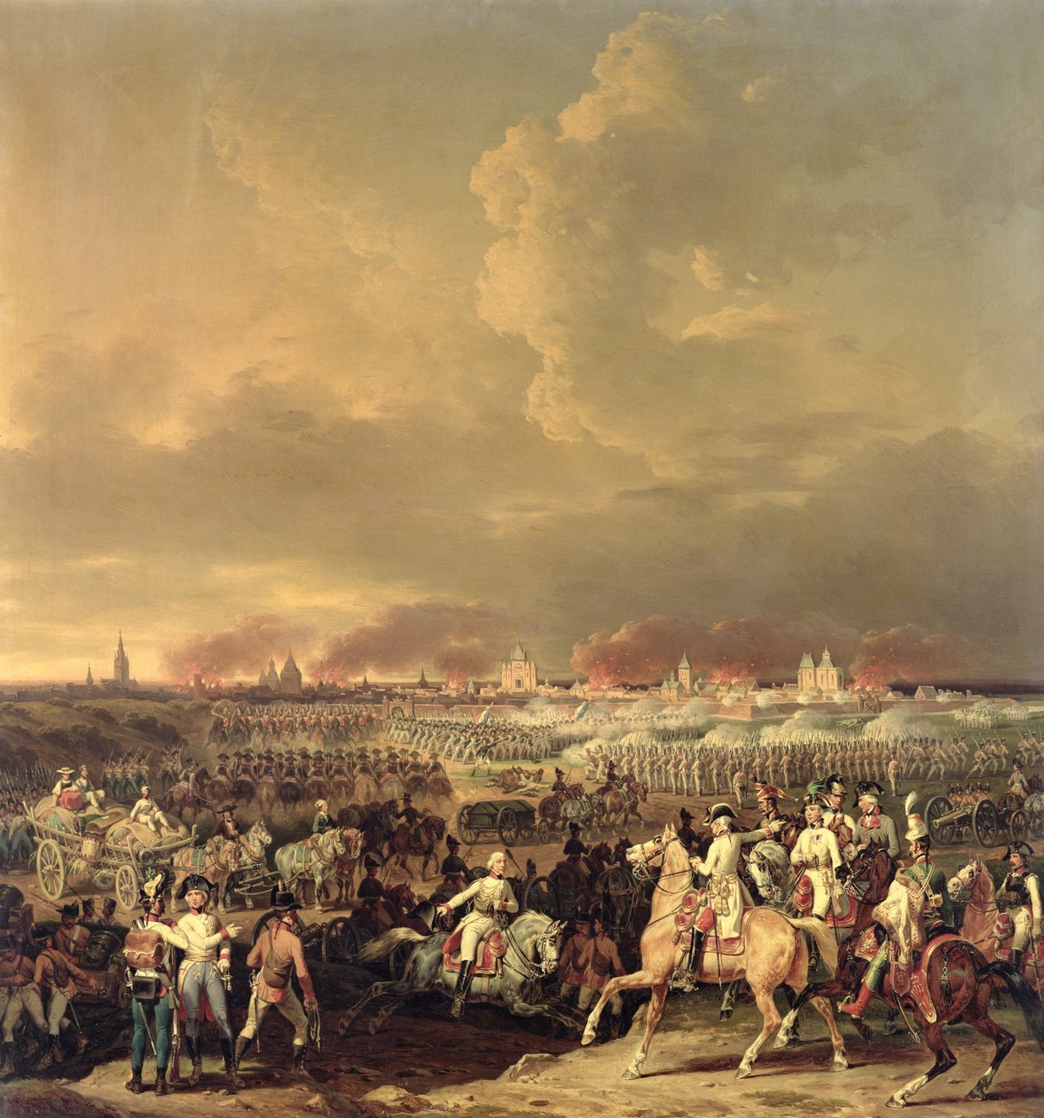 Albert de Saxe-Tachen Lille ostroma, 1792. október 8., 1845. alkotó: Hippolyte Lecomte