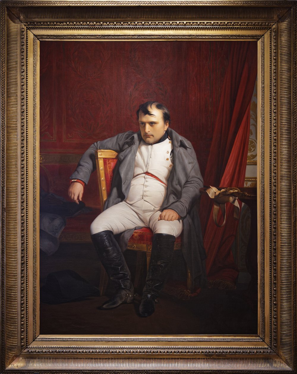 I. Napóleon Fontainebleau-ban, 1814. március 31 alkotó: Paul Delaroche
