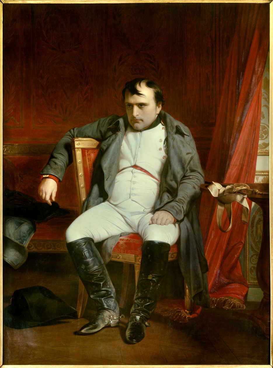 I. Napóleon portréja Fontainebleau-ban, 1814.03.31. (1840 olaj, vászon) alkotó: Paul Delaroche