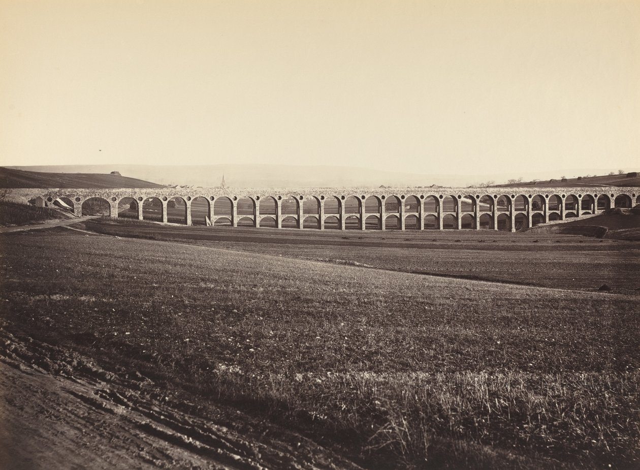 Arcades de pont sur Vanne Arcades, Bridge over the Vanne, 1873. alkotó: Hippolyte Auguste Collard