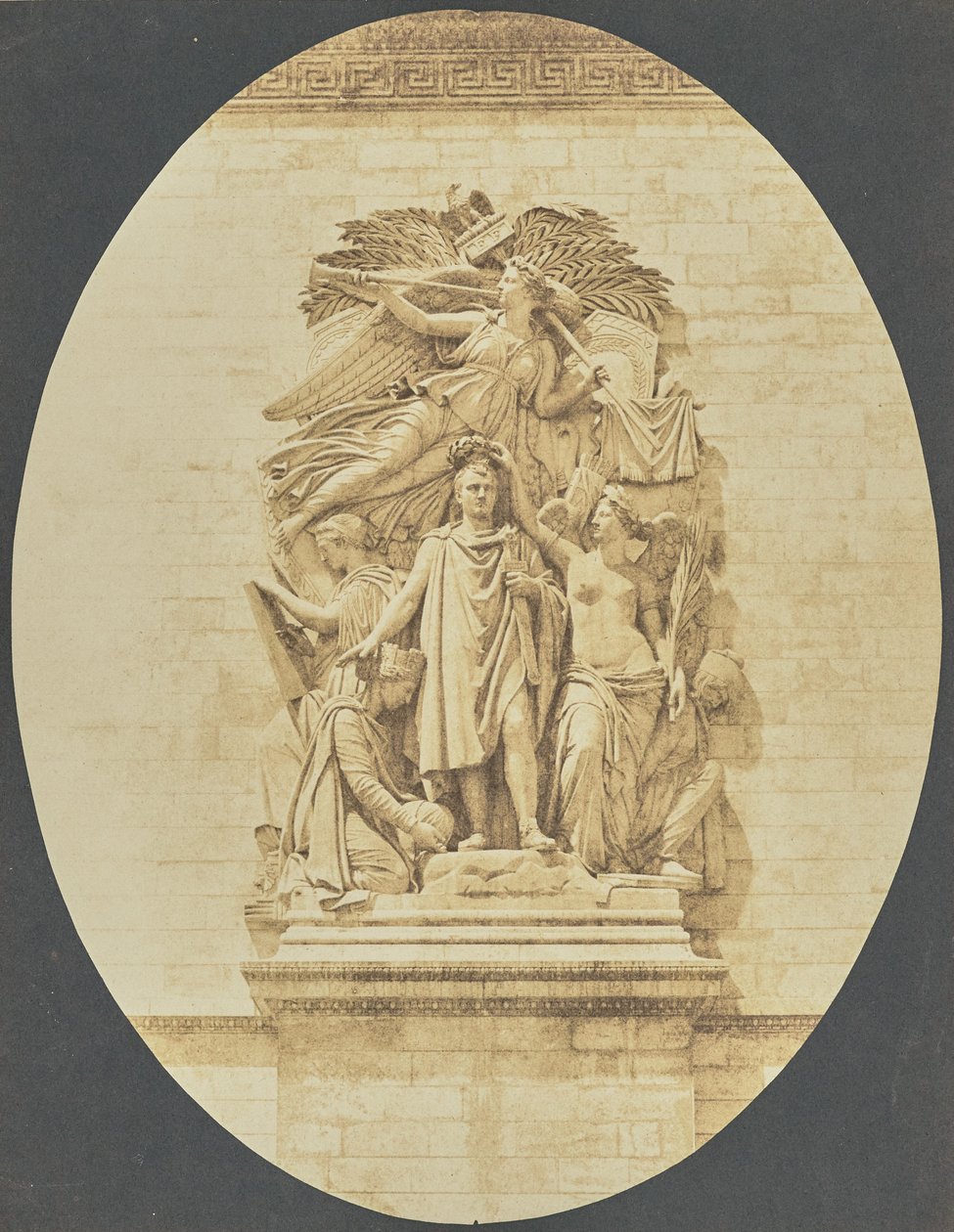 [Részlet Jean-Pierre Cortot "Le Triomphe de 1810" című alkotásából, Diadalív] alkotó: Hippolyte Bayard