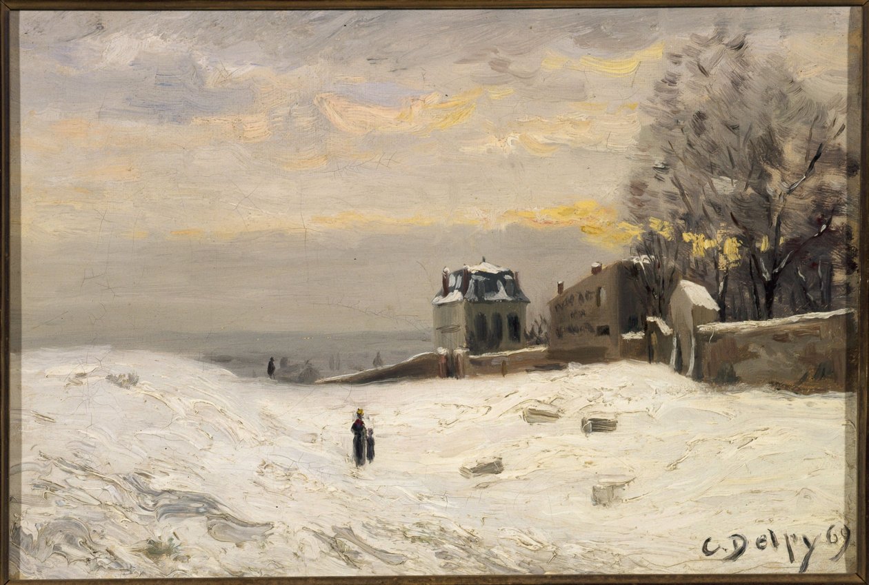 Hó a Montmartre-on alkotó: Hippolyte Camille Delpy