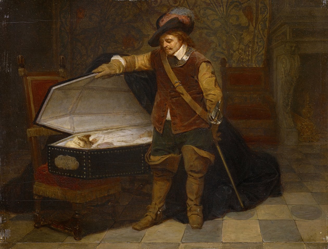 Cromwell és I. Károly, 1831 után alkotó: Hippolyte Delaroche