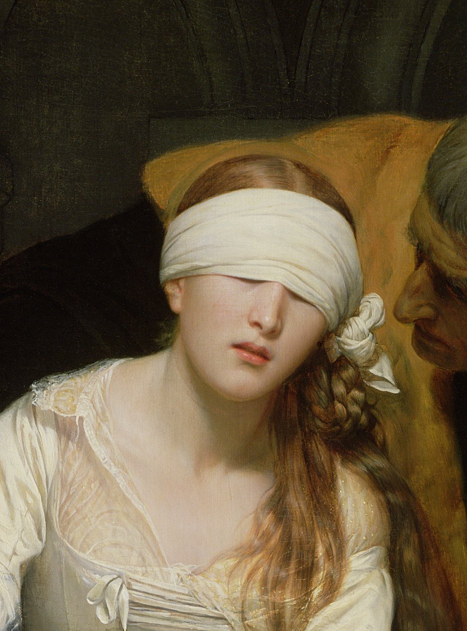 Lady Jane Grey kivégzése, 1833 (72630 részlet) alkotó: Hippolyte Delaroche