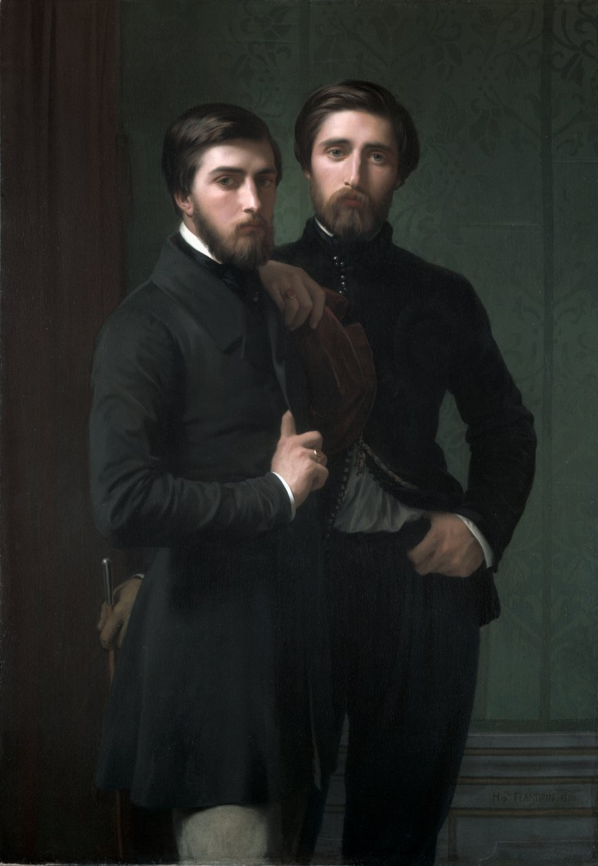 René-Charles Dassy és testvére, Jean-Baptiste-Claude-Amédé Dassy alkotó: Hippolyte Jean Flandrin