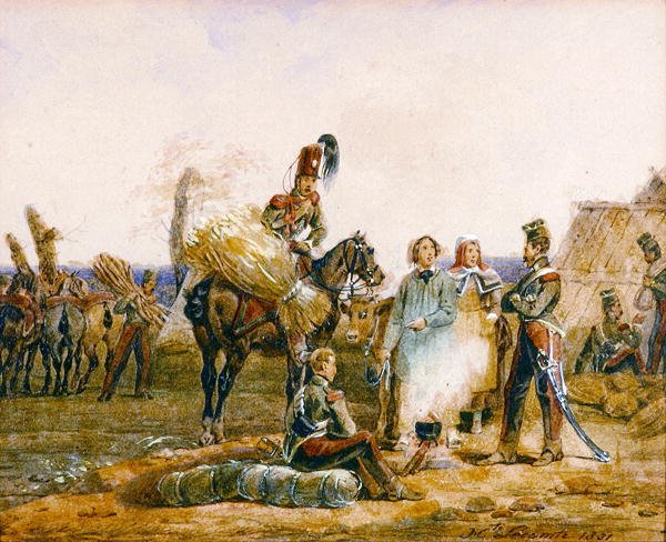 francia csapatok alkotó: Hippolyte Lecomte