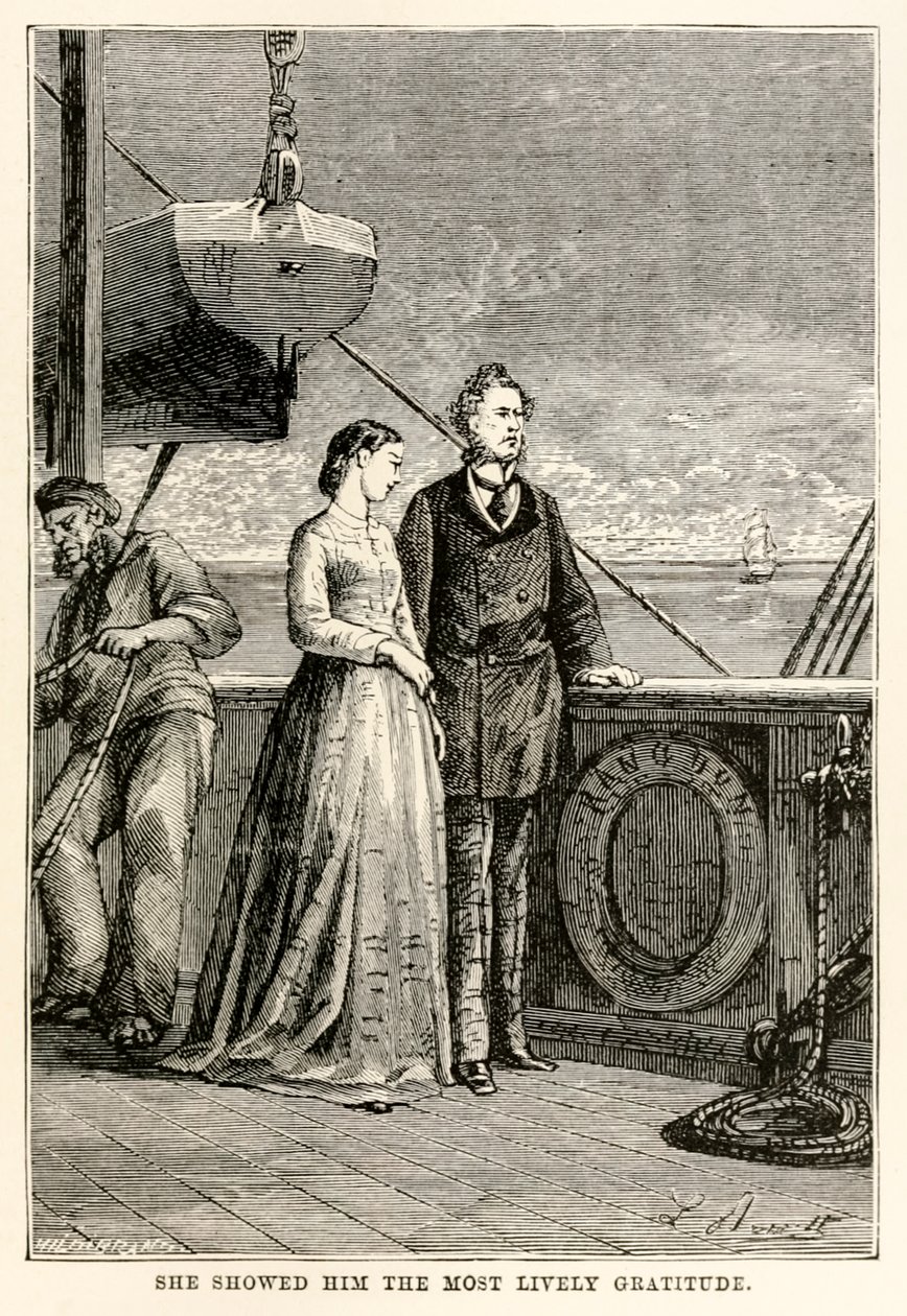 A legélénkebb hálát fejezte ki neki Jules Verne (1828-1905) nyolcvan nap alatt a világ körül című művéből, amelyet Henri-Théophile Hildebrand (1824-97) metszett, 1873 alkotó: Hippolyte Leon after Benett