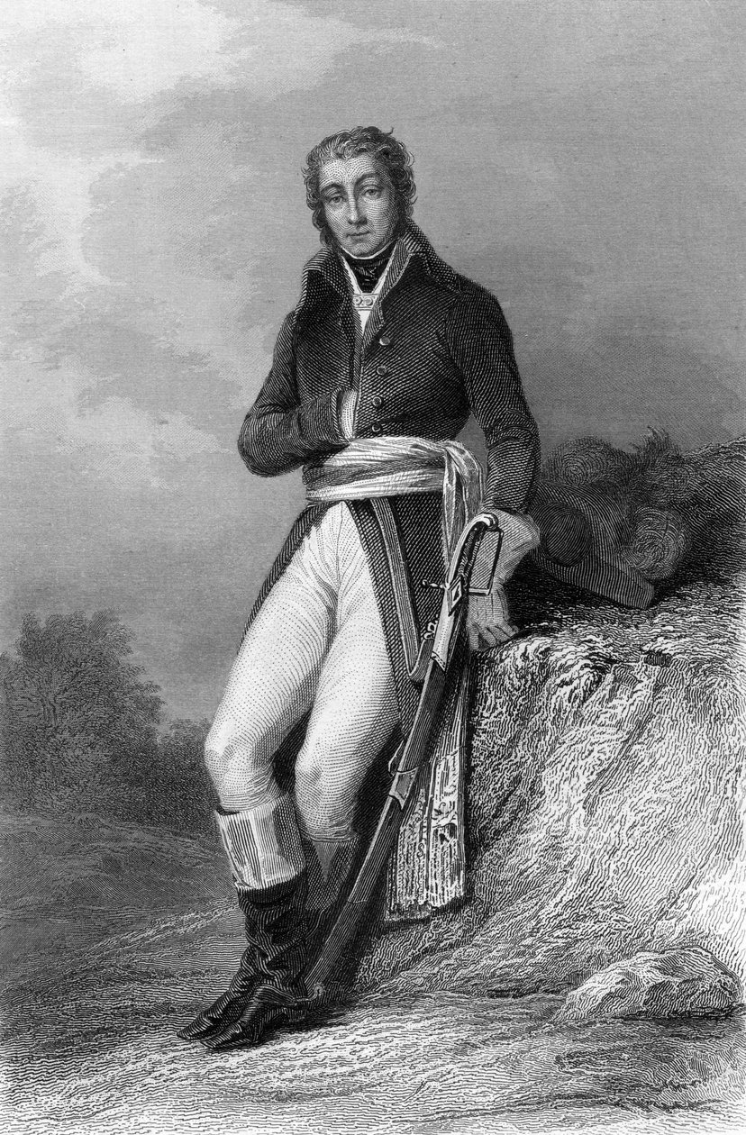 Jean Moreau tábornok alkotó: Hippolyte Louis (after) Pauquet