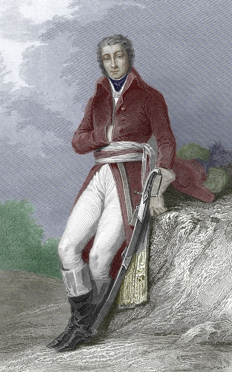 Jean Victor Moreau, francia tábornok alkotó: Hippolyte Louis (after) Pauquet