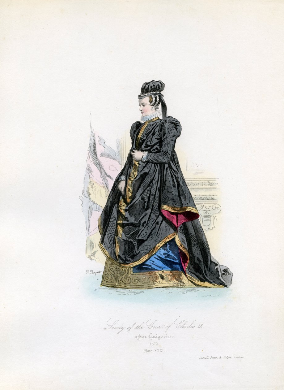 Károly udvarhölgye IX alkotó: Hippolyte Louis and Polydore Pauquet