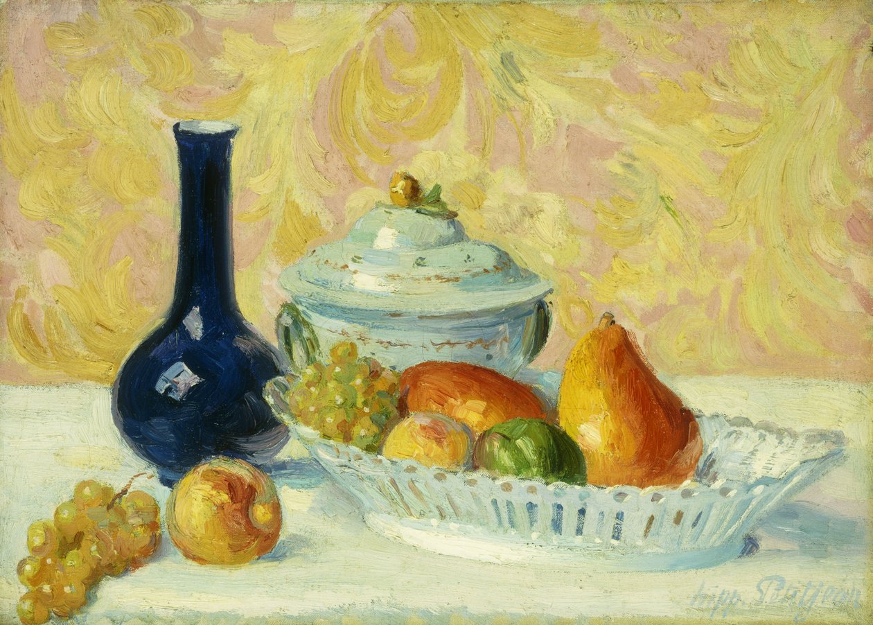 Csendélet gyümölccsel; Nature Morte aux Fruits, alkotó: Hippolyte Petitjean