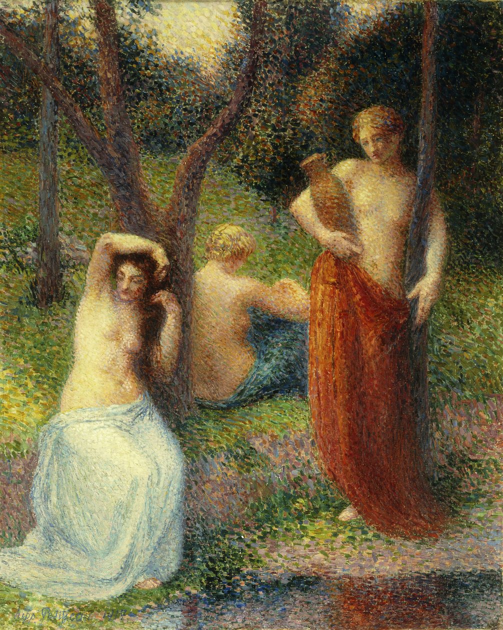 A három grácia; Les Trois Graces, 1917 alkotó: Hippolyte Petitjean