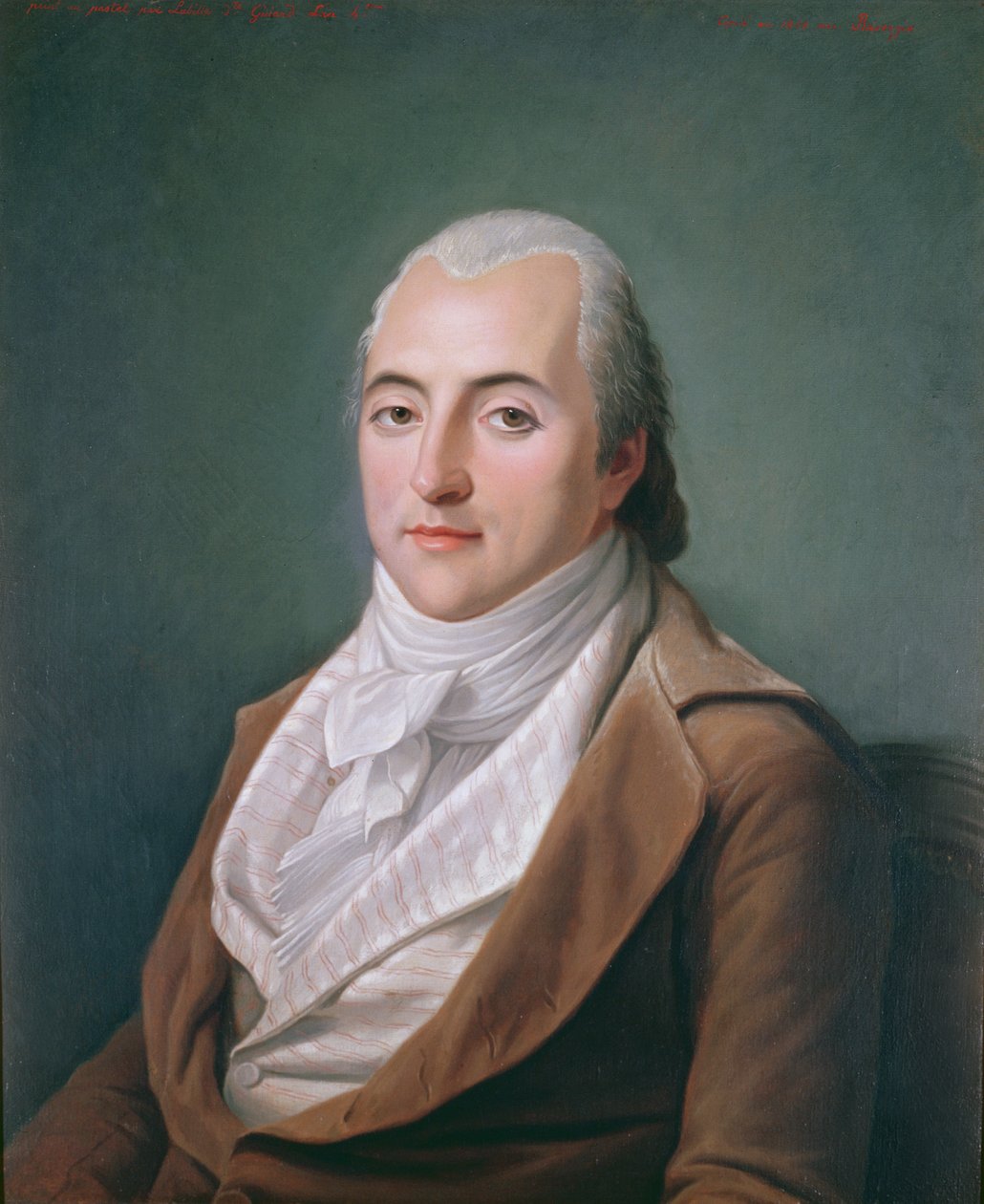 Claude Henri de Rouvroy, Saint-Simon grófjának portréja, 35 éves, 1848 alkotó: Hippolyte Ravergie