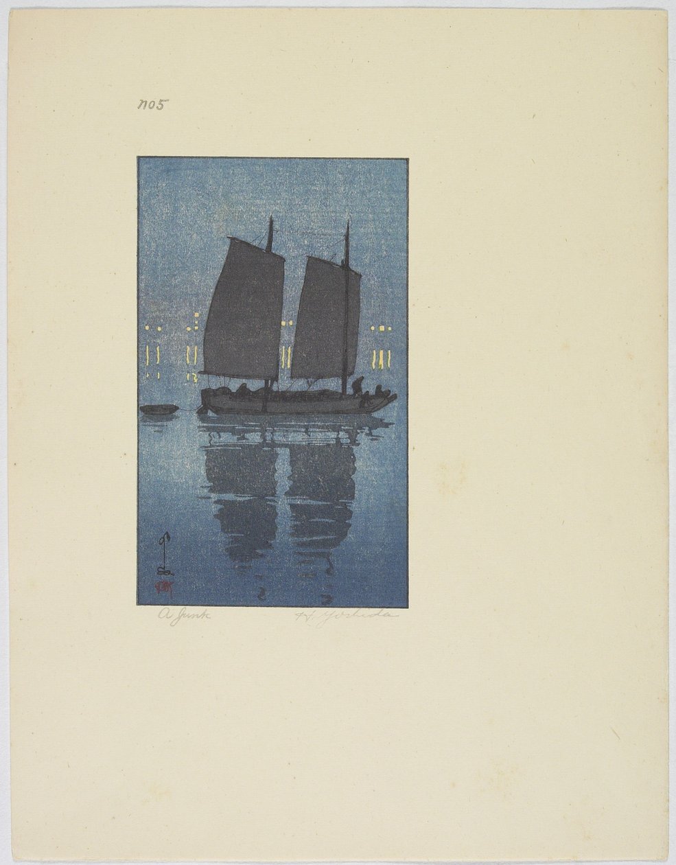 Egy szemét, 5. számú tábla, 19. század vége – 20. század közepe alkotó: Hiroshi Yoshida