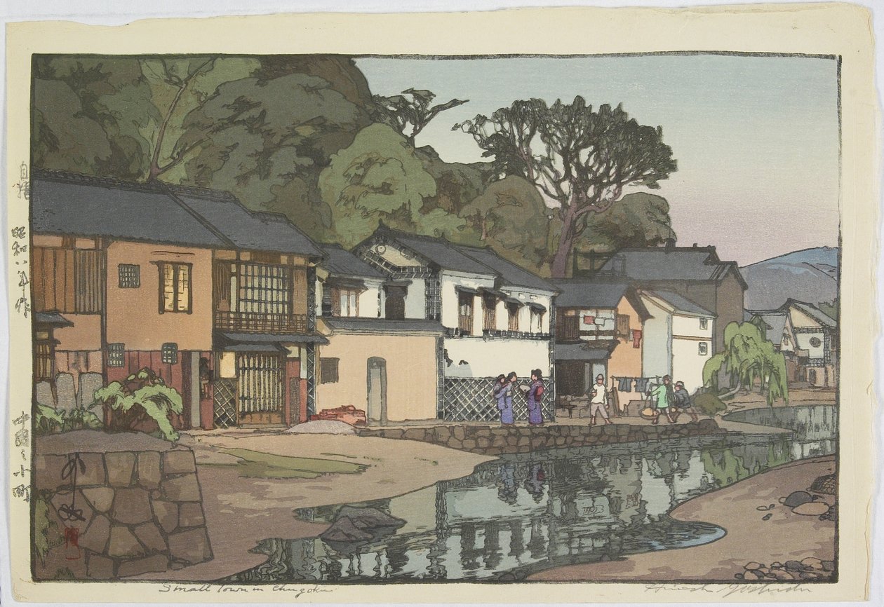 Kisváros a Chu_goku kerületben alkotó: Hiroshi Yoshida