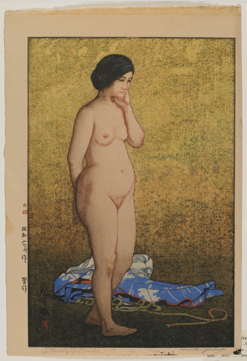 Tanulmány az aktról, Showa-korszak alkotó: Hiroshi Yoshida