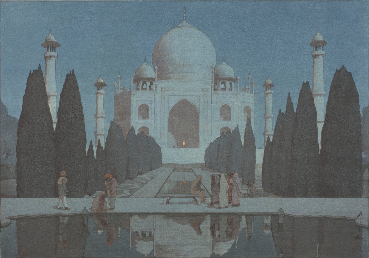 A Taj Mahal éjjel, 6. sz alkotó: Hiroshi Yoshida
