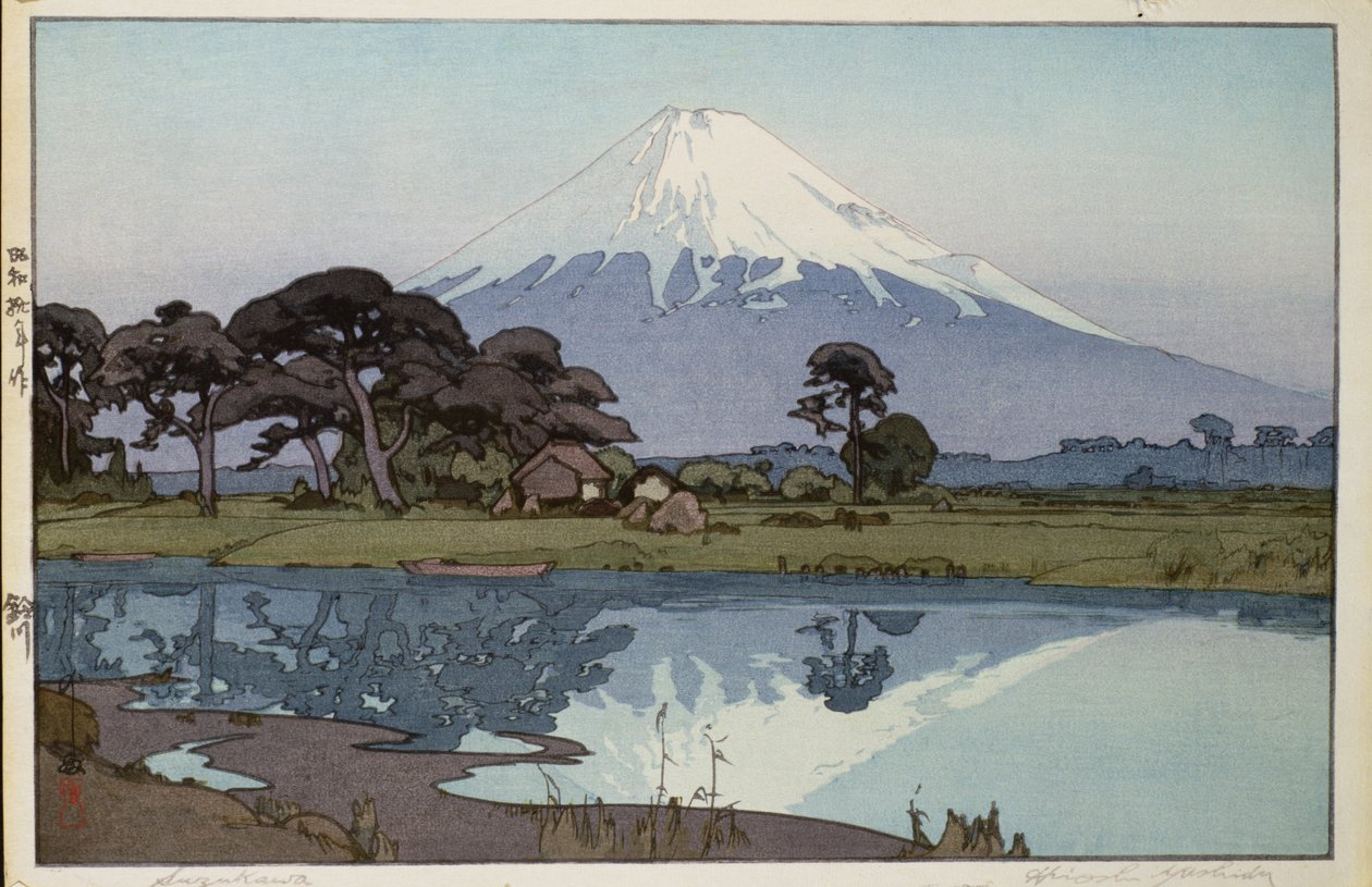 A Suzakawa-i tó alkotó: Hiroshi Yoshida