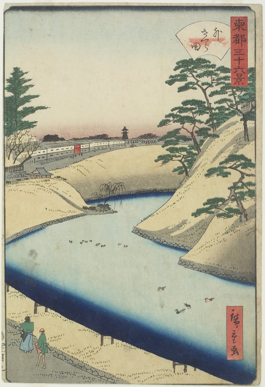 Outer Sakurada, 1859-1862 alkotó: Hiroshige II