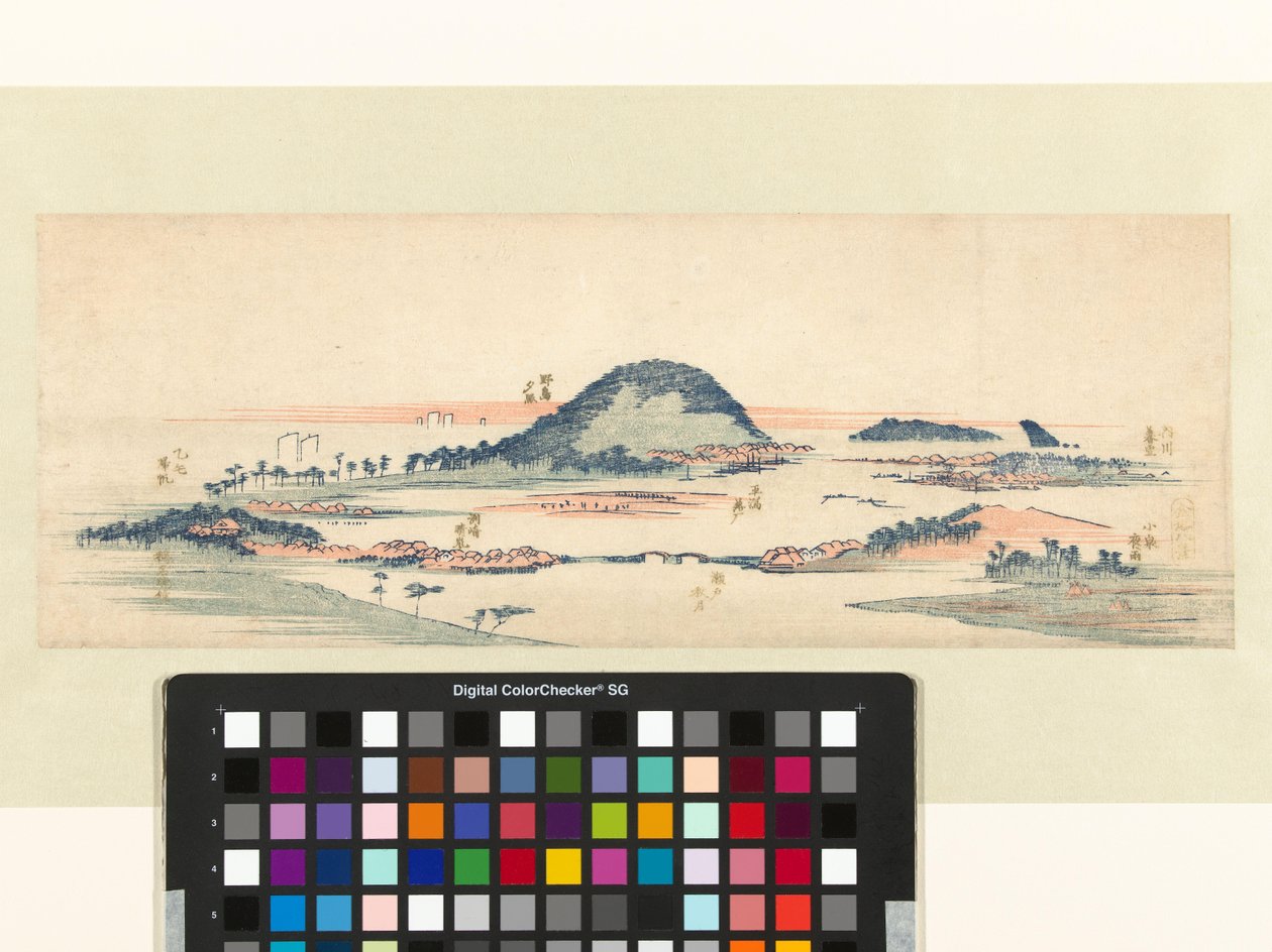 Kanazawa nyolc nézete Kanazawa hakkei (cím a tárgyon) alkotó: Hiroshige (I) , Utagawa (attributed to)